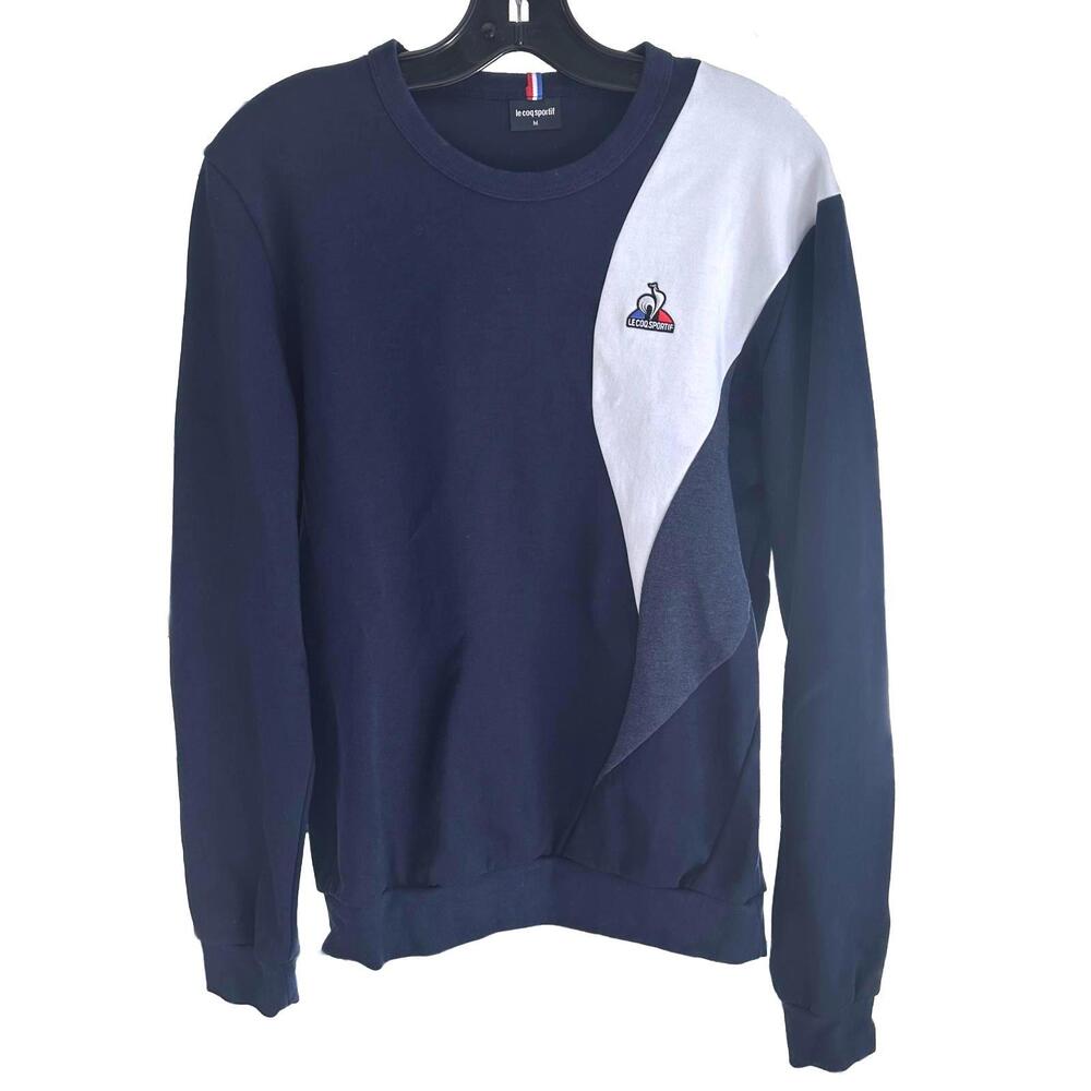 Le Coq Sportif Men's Colorblock Crewneck Sweatshirt - Size M